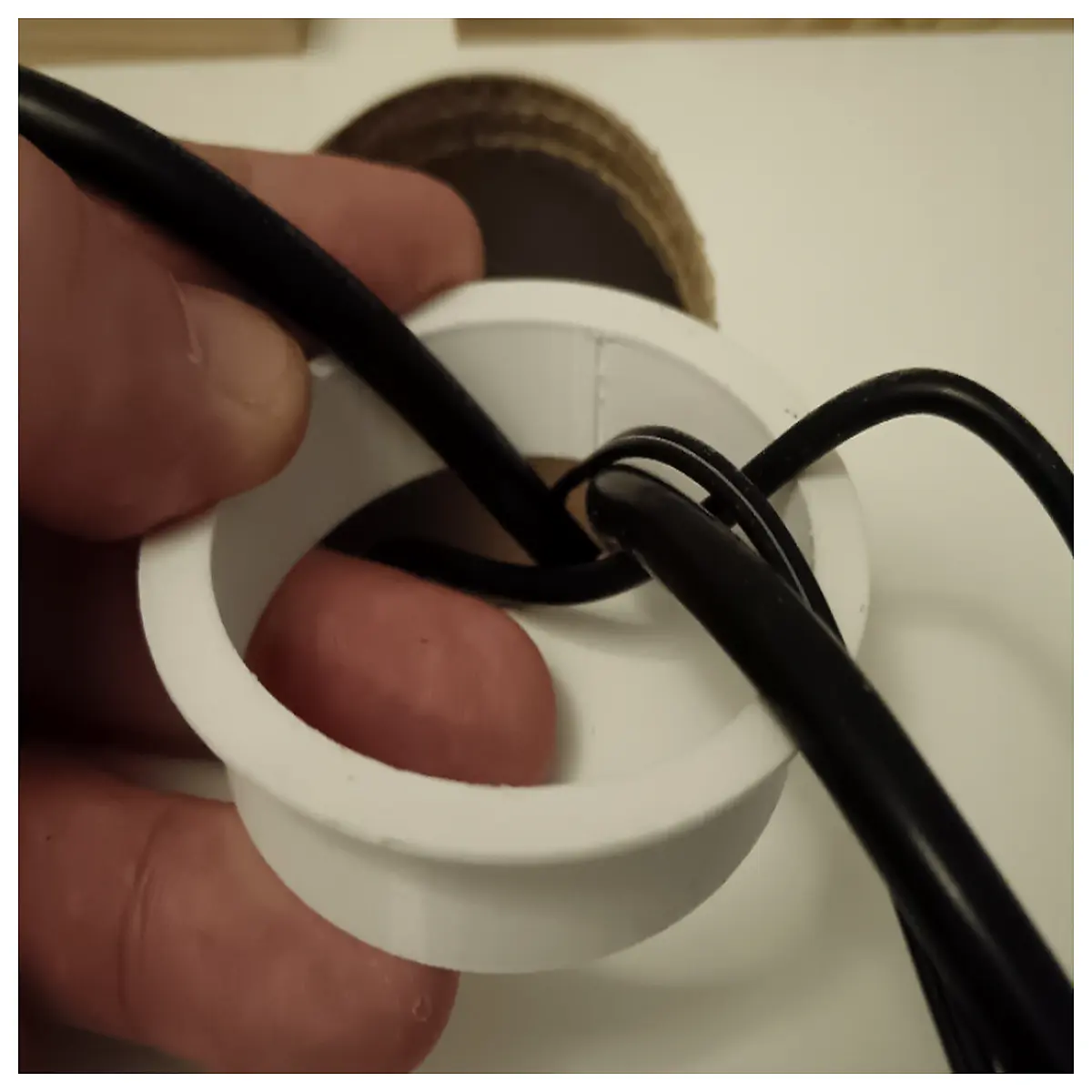 desk cable management sleeve 6cm diameter wrap wire organizer for computer desk