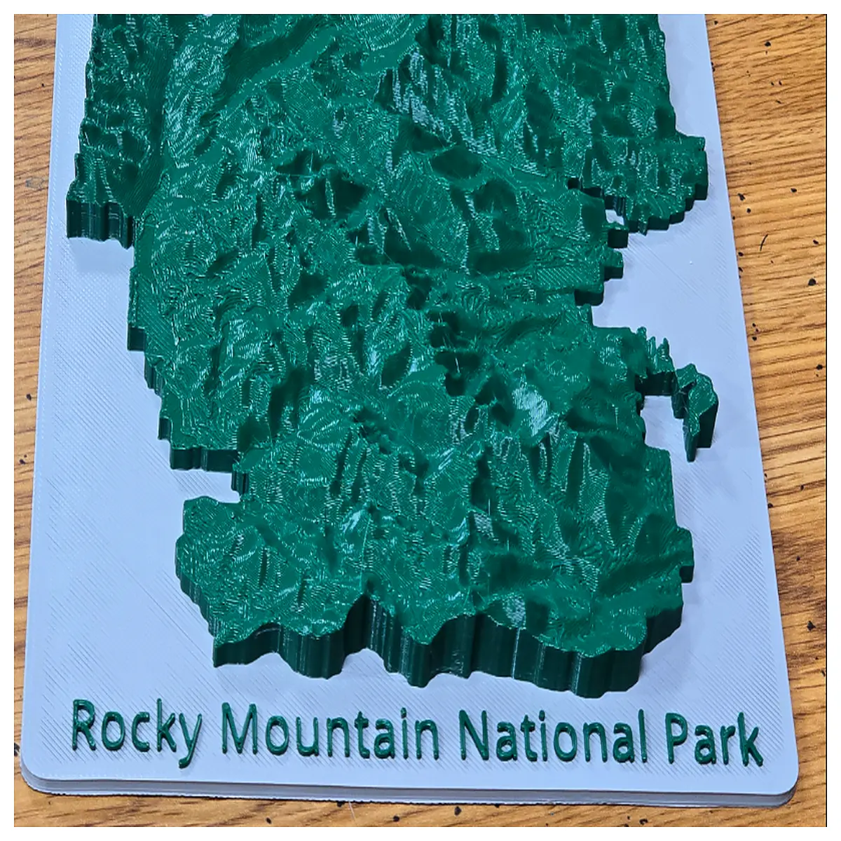 Rocky Mountain National Park Map Detailed Topographic Map Hiking Navigation Outdoor Adventure Mountain Trails