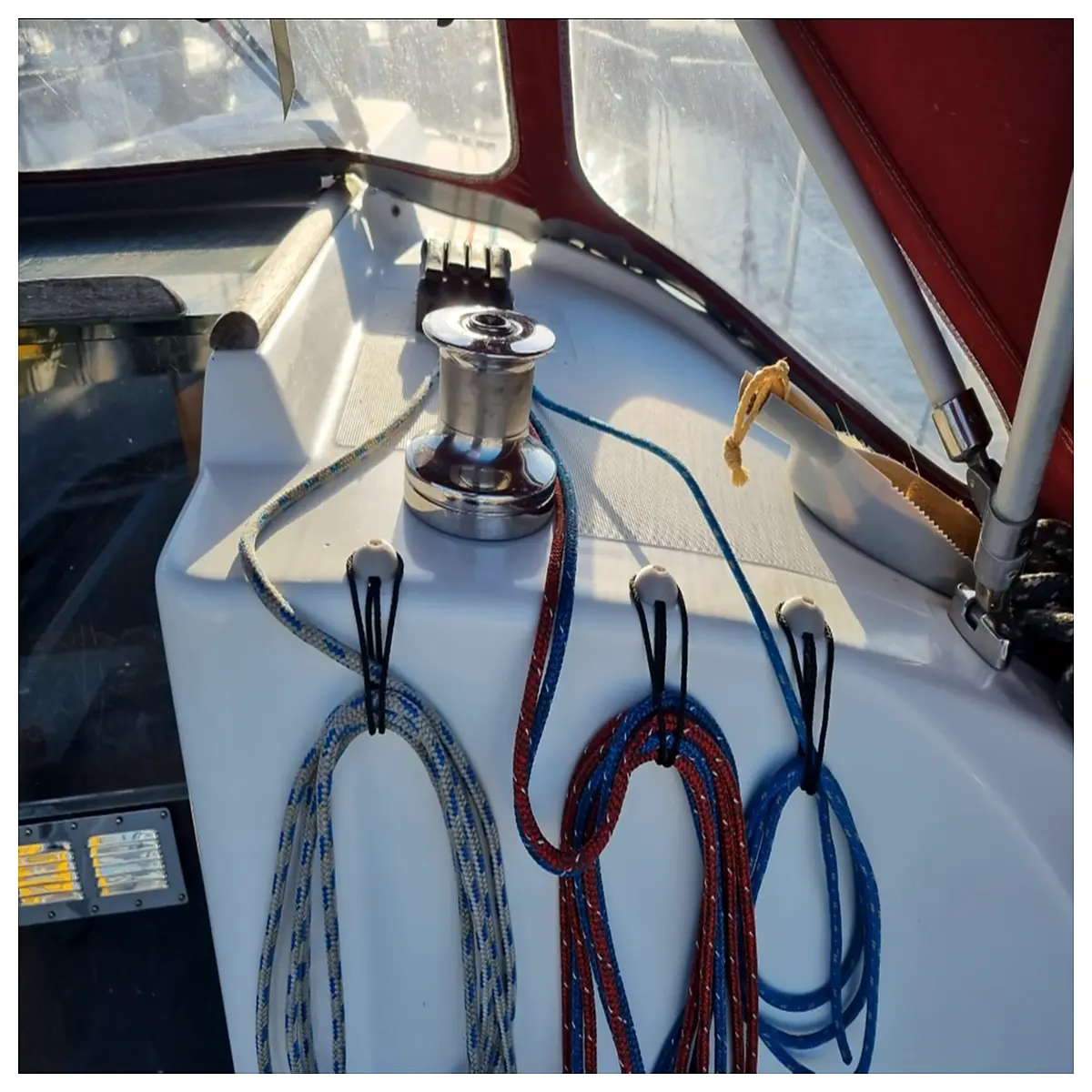 marine grade stainless steel boat rope cleat hook duty mooring line organizer deck hardware