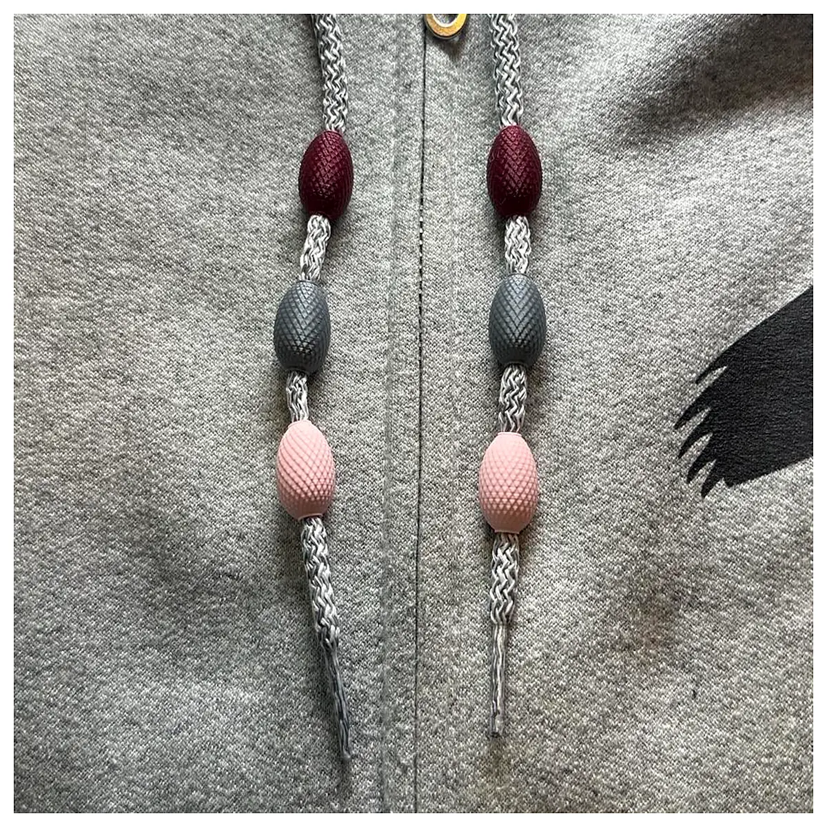 Delicate Dragon Egg Cap Sleeve Cord Knot Beads Decoration Craft Rope Accessories Creative Gift Festival Ornament DIY s