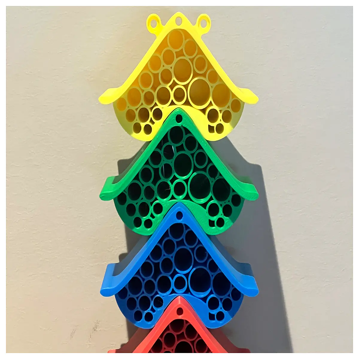 stackable honeycomb storage bins modular plastic organizer for closet nursery toy room space saving