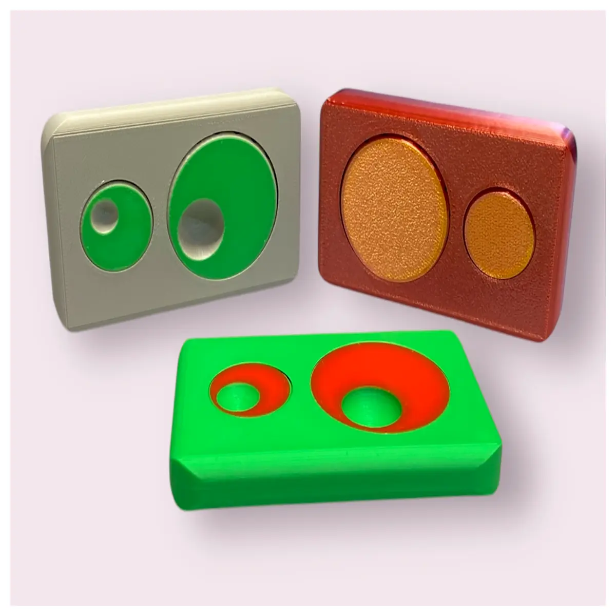 hidden gear fidget toy stress relief silent desk gadget anti anxiety pocket spinner