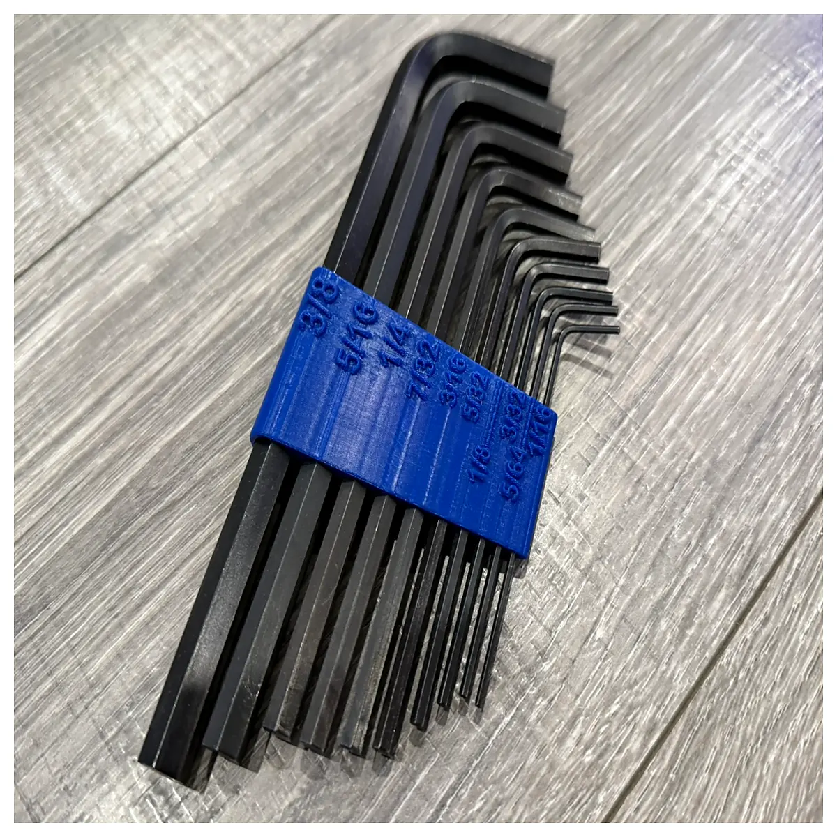 hex key organizer box storage case for allen wrench set tools