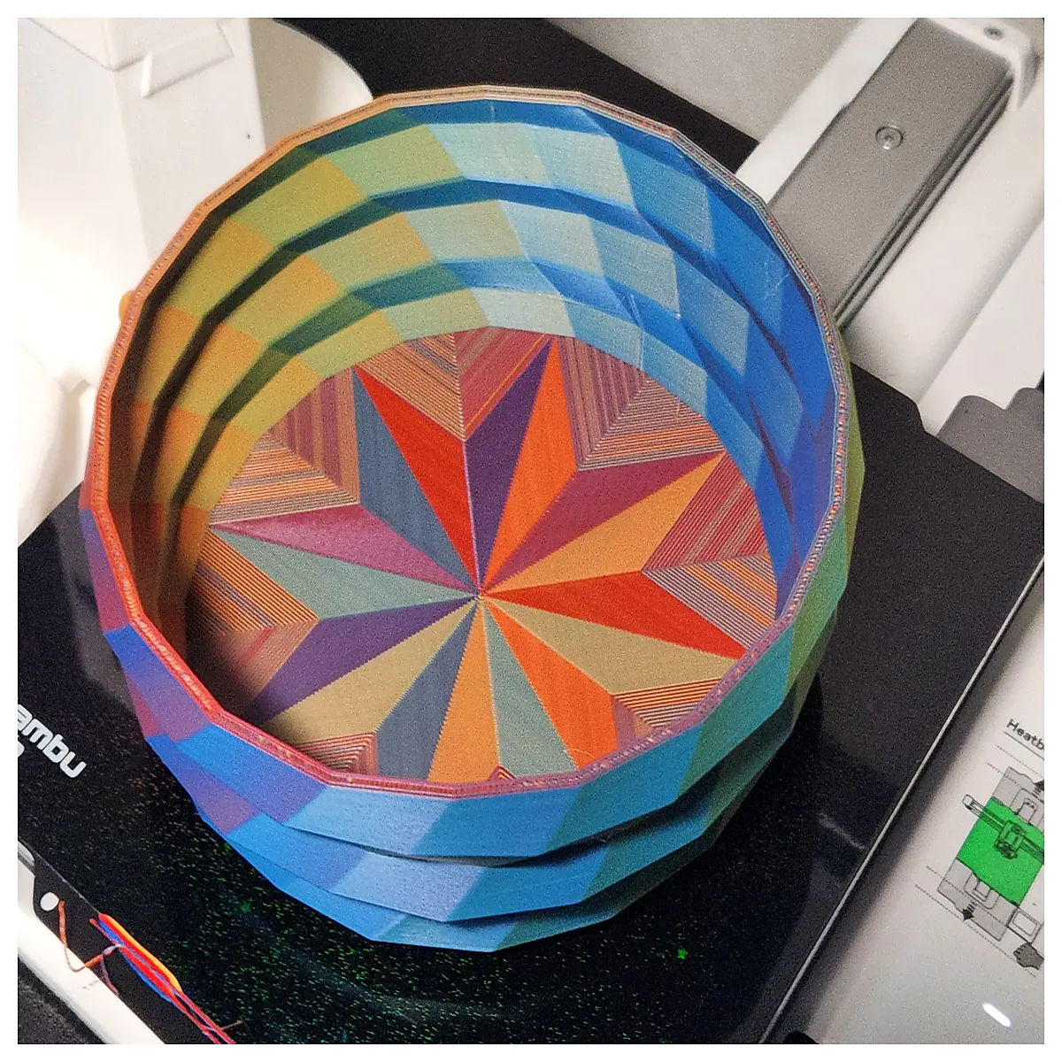 Geometric Twisted Abstract Round Bowl Art Dinnerware Decorative Bowl Modern Home Decor Creative Gift