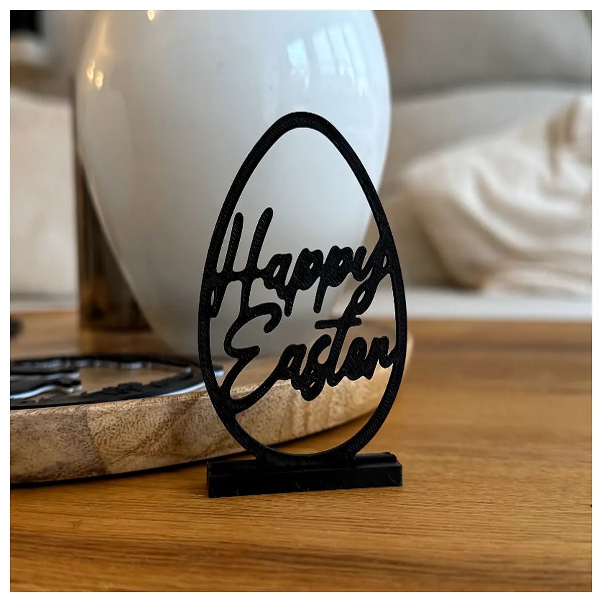 happy easter cardboard standee prop decoration for party photo booth backdrop spring holiday