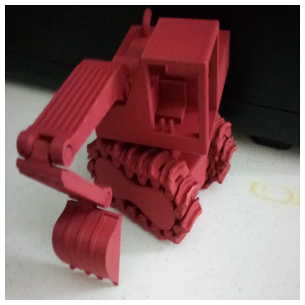 Printed Excavator Model Excavator Toy Model Construction Model Model Building Excavator Parts Excavator Accessories