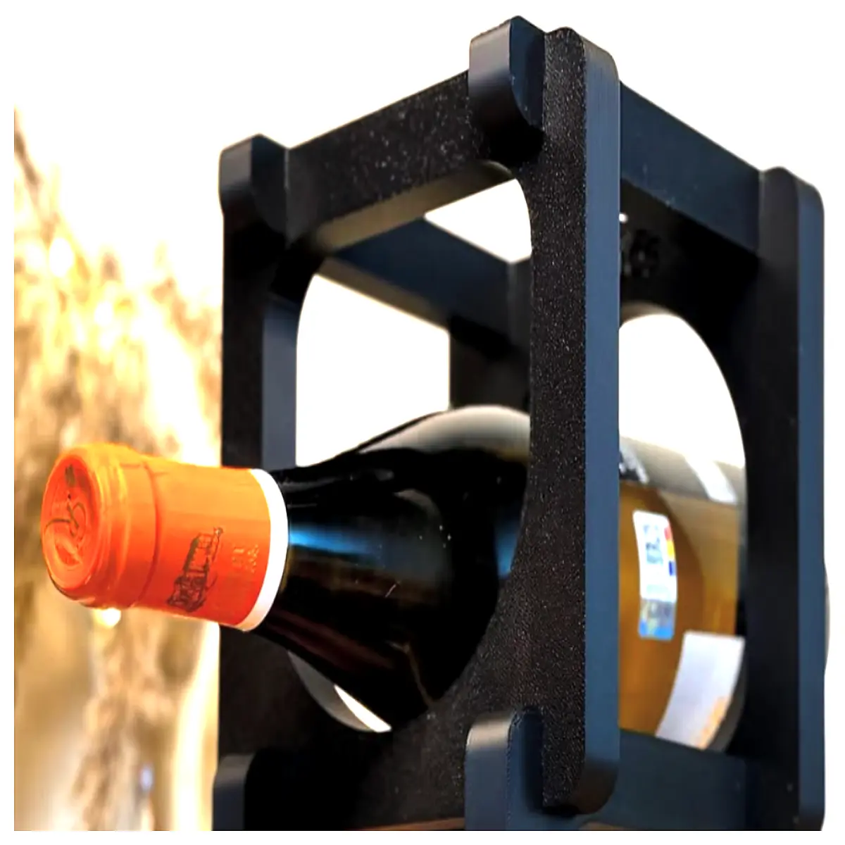 Elegant SOTERORO Wine Rack Wine Display Stand for Restaurant Bar Home Decor Wine Glass Holder Wine Collection