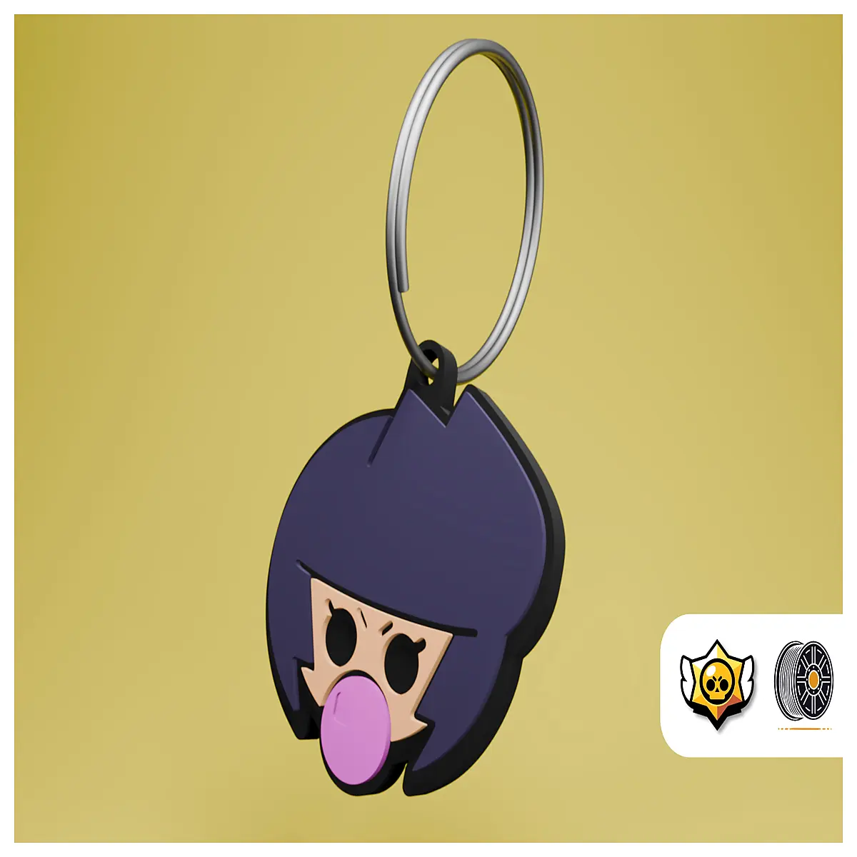 Kenlou Keychains Star Character Charms Anime Accessories Phone Charms Collectibles Keychain Parts
