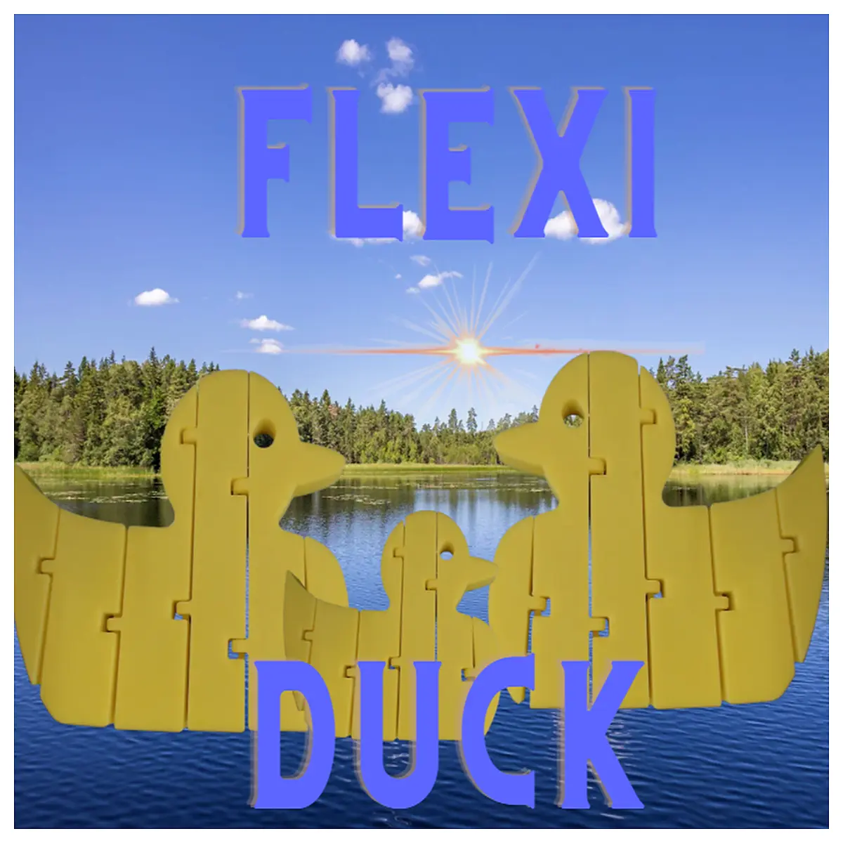 Wiggling Duck Toy Motion Duck for Babies Sensory Play Interactive Duck Wobble Toy