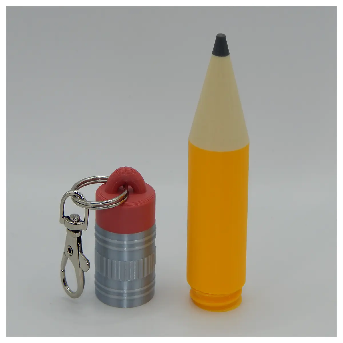 Pencil Lip Gloss Holder Keychain Pen Tip Organizer Lipstick Case Keychain Accessory Multi Functional Parts Pen Case Lipstick Storage