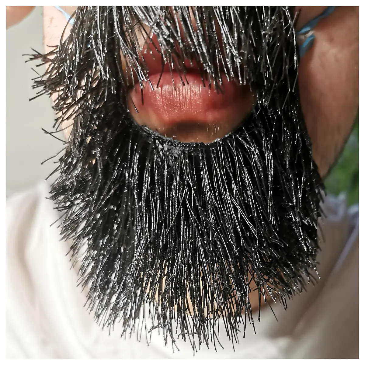 Furry Big Beards Realistic Faux Whiskers Christmas Cosplay Roleplay Props Party Decorations Soft Authentic for Cosplay Fans Festive Events Costume Per