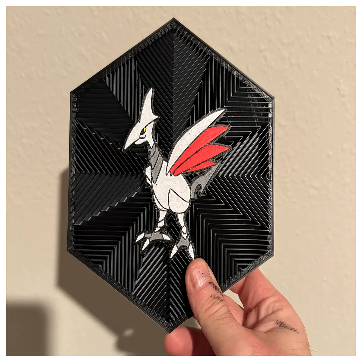 Armor Bird 6 Sided Wall Decor Creative Home Wall Hanging Geometric Design Kids Room Decoration Wall Ornament