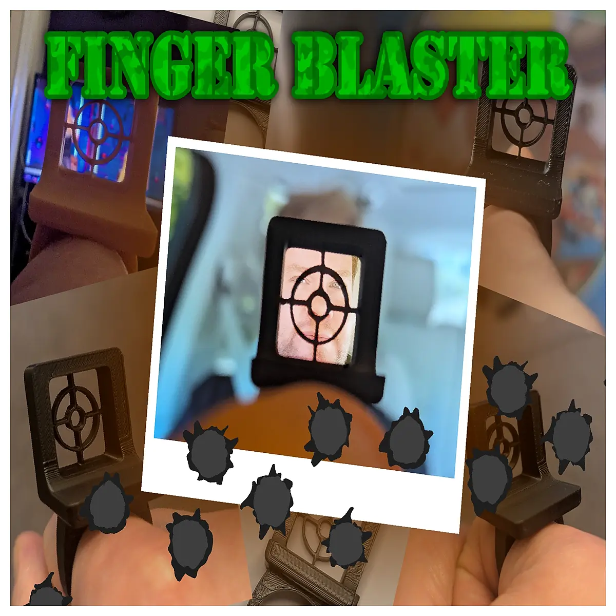 finger popper toy with ring sight stress relief fidget gadget for anxiety snap clicker popup novelty gag gift