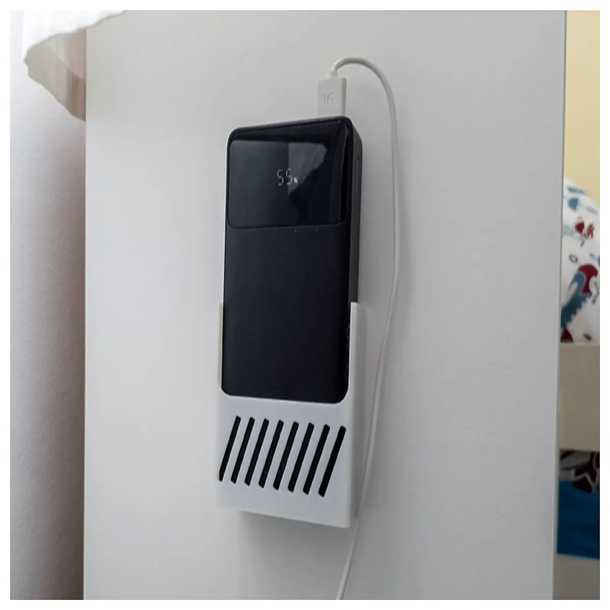 Rechargeable Battery Organizer Box Wall Mount Charging Case Storage Box Battery Storage Accessories Battery Solutions