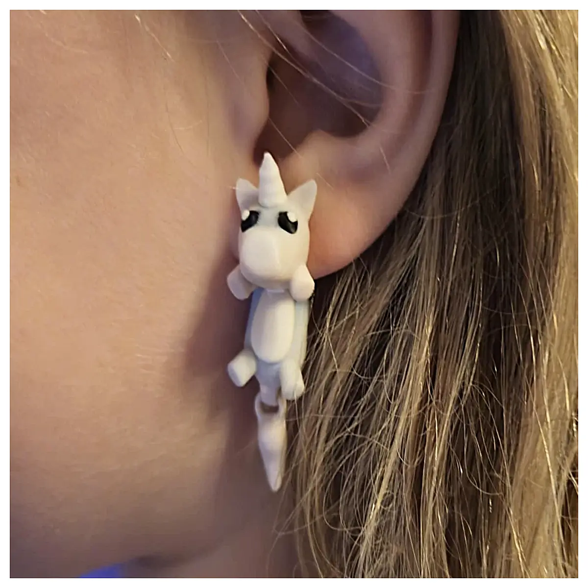 Moving Earring Sparkling Cute Animal Accessories Children s Birthday Gift Girls Jewelry Party Decoration