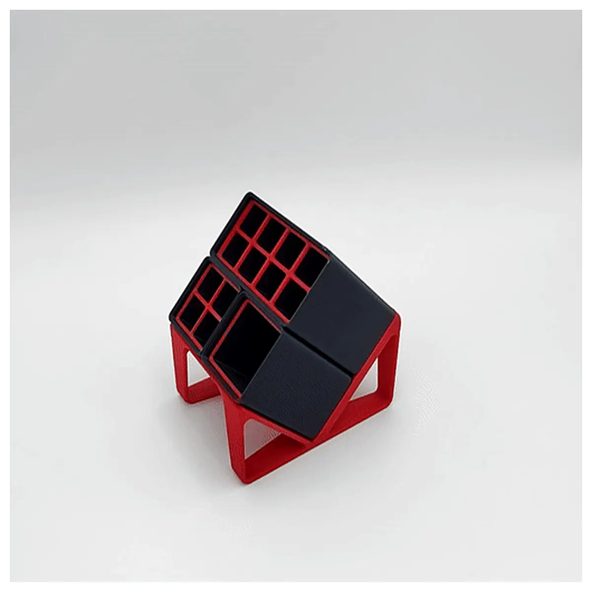 gridfinity pencil holder 2x2 module desk organizer storage bin for pens pencils office supplies modular system compatible