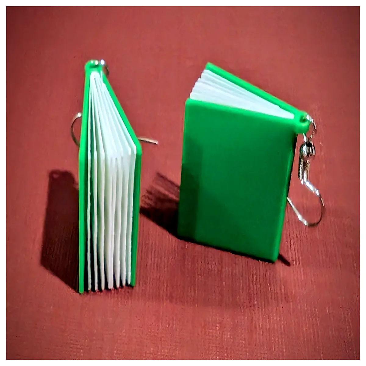 Book Earrings Decorative Earrings Women s Earring Elegant Fashion Jewelry Wearing Accessories Reading Accessories Chic Earrings