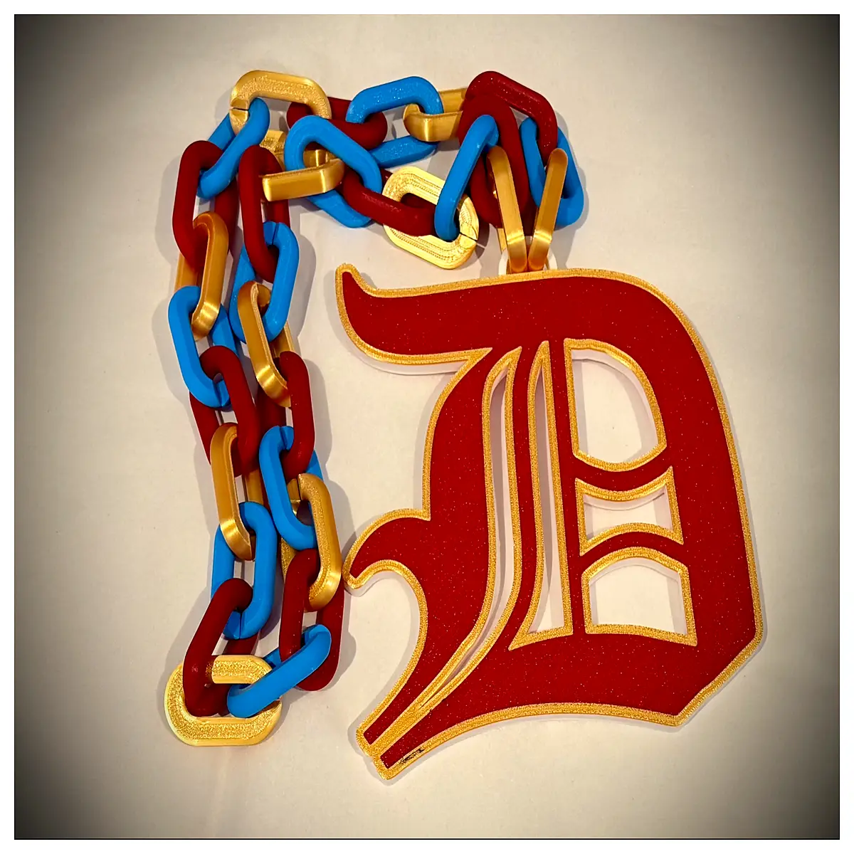 Desmet Jesuit Large Pendant Necklace Religious Jewelry Mary Statue Holy Mother Charm Faith Memorial Gift