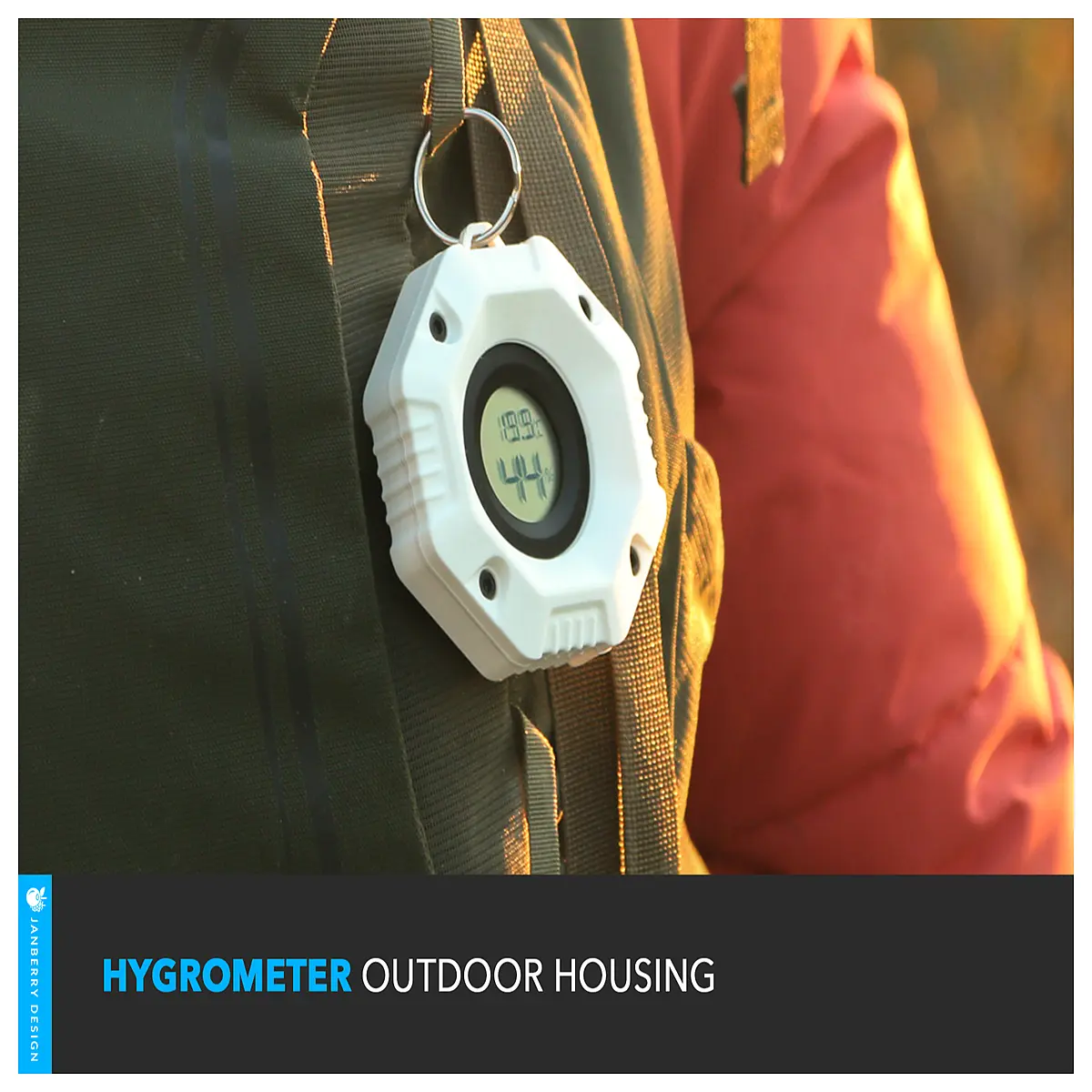 Outdoor Humidity Meter Rugged Case Measurement Device Industrial Monitoring Weather Sensor Waterproof Probe