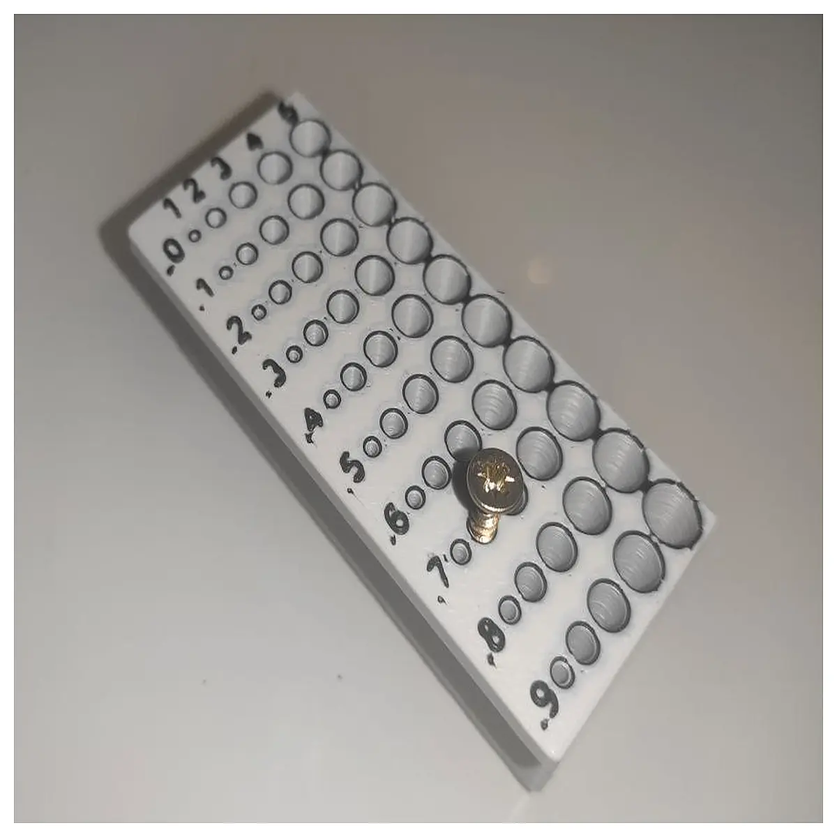 Screw Hole Tester Drilling Measurement Tool Accurate Assessment DIY Renovation Installation Projects Screw Hole Dimension Inspection