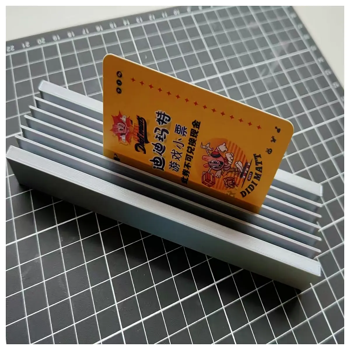 acrylic business card holder multi slot desktop organizer for office reception