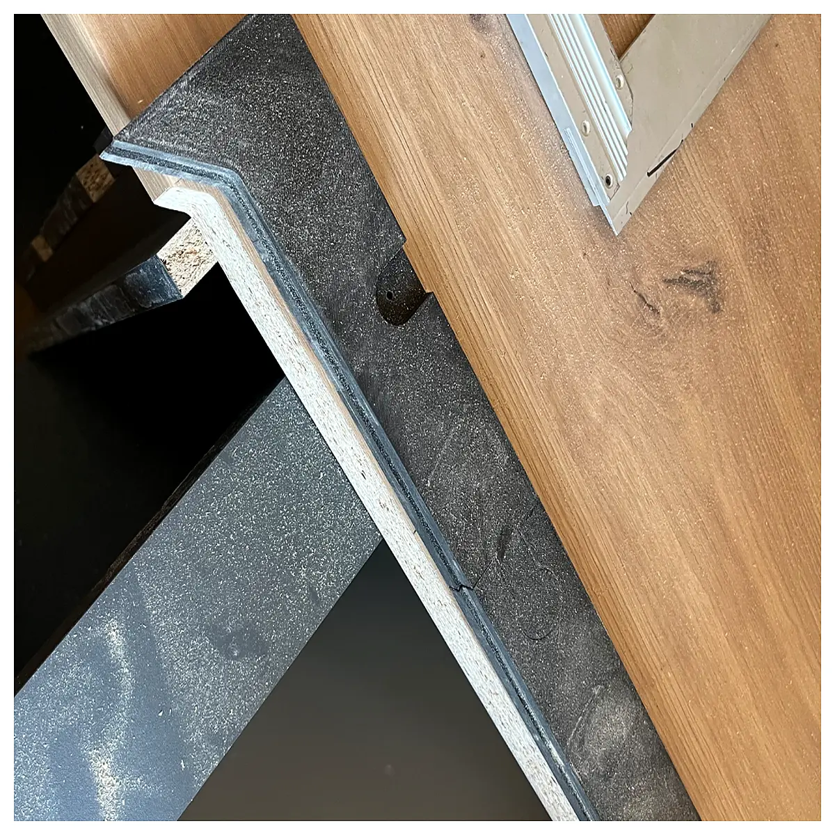 Cutting Template for Kitchen Counter Connection Milling Tool Countertop Installation Template Accessory Surface Finishing