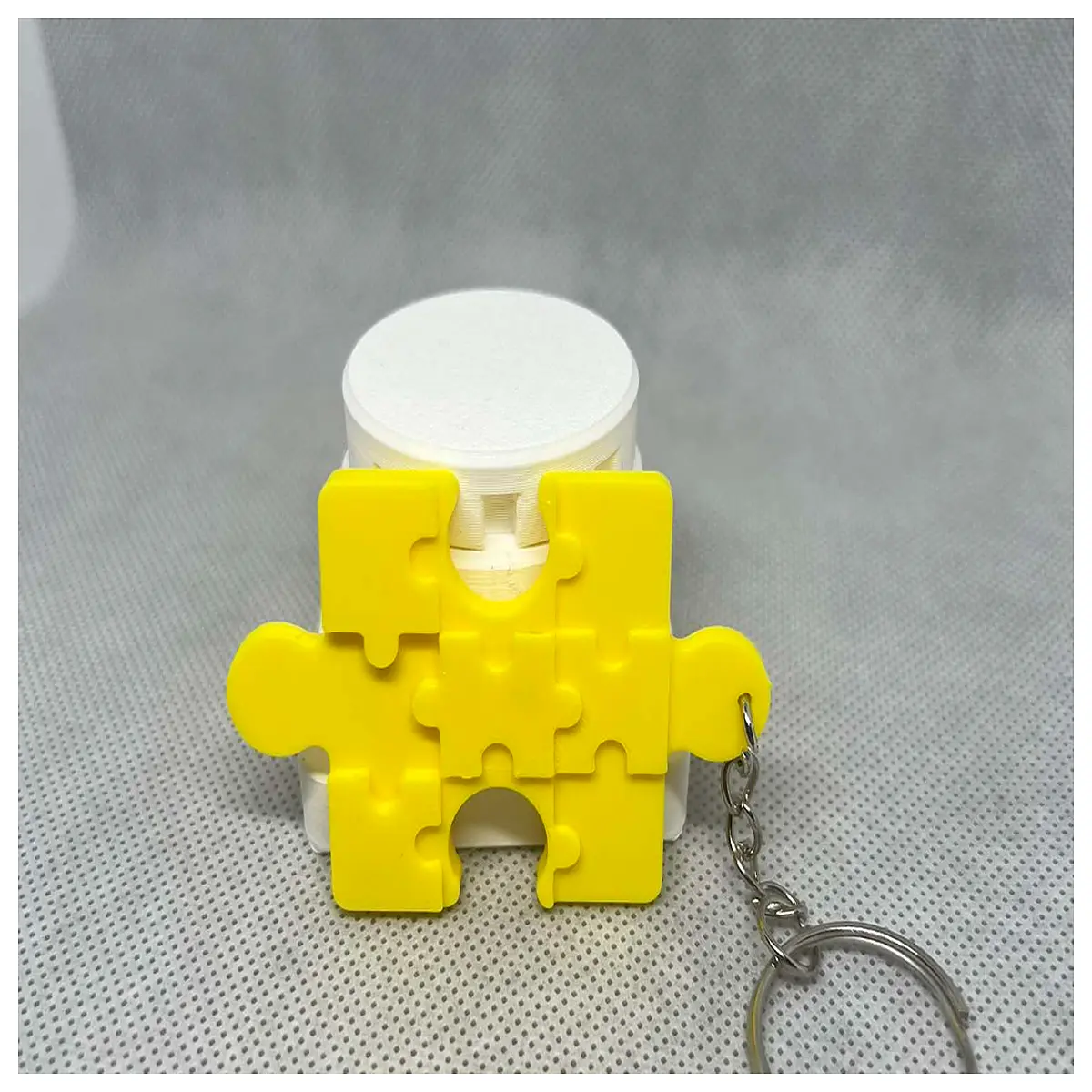 Puzzle Keychain Autism Symbol 60x40mm Sensory Toy Autism Awareness Educational Gift Special Needs Accessory