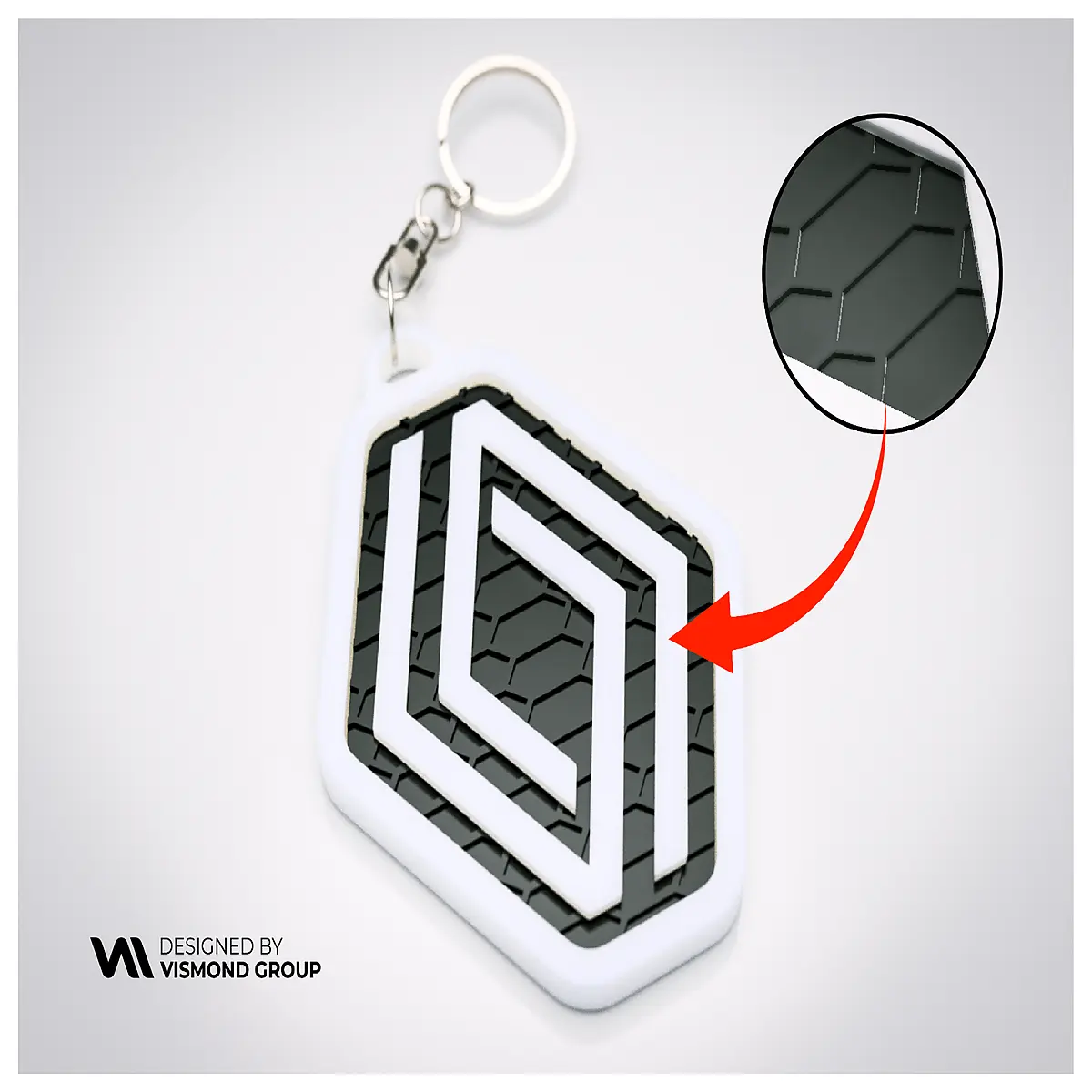 Keychain Car Accessory Keyring Auto Decoration Key Chain Parts Vehicle Accessory Durable Stylish