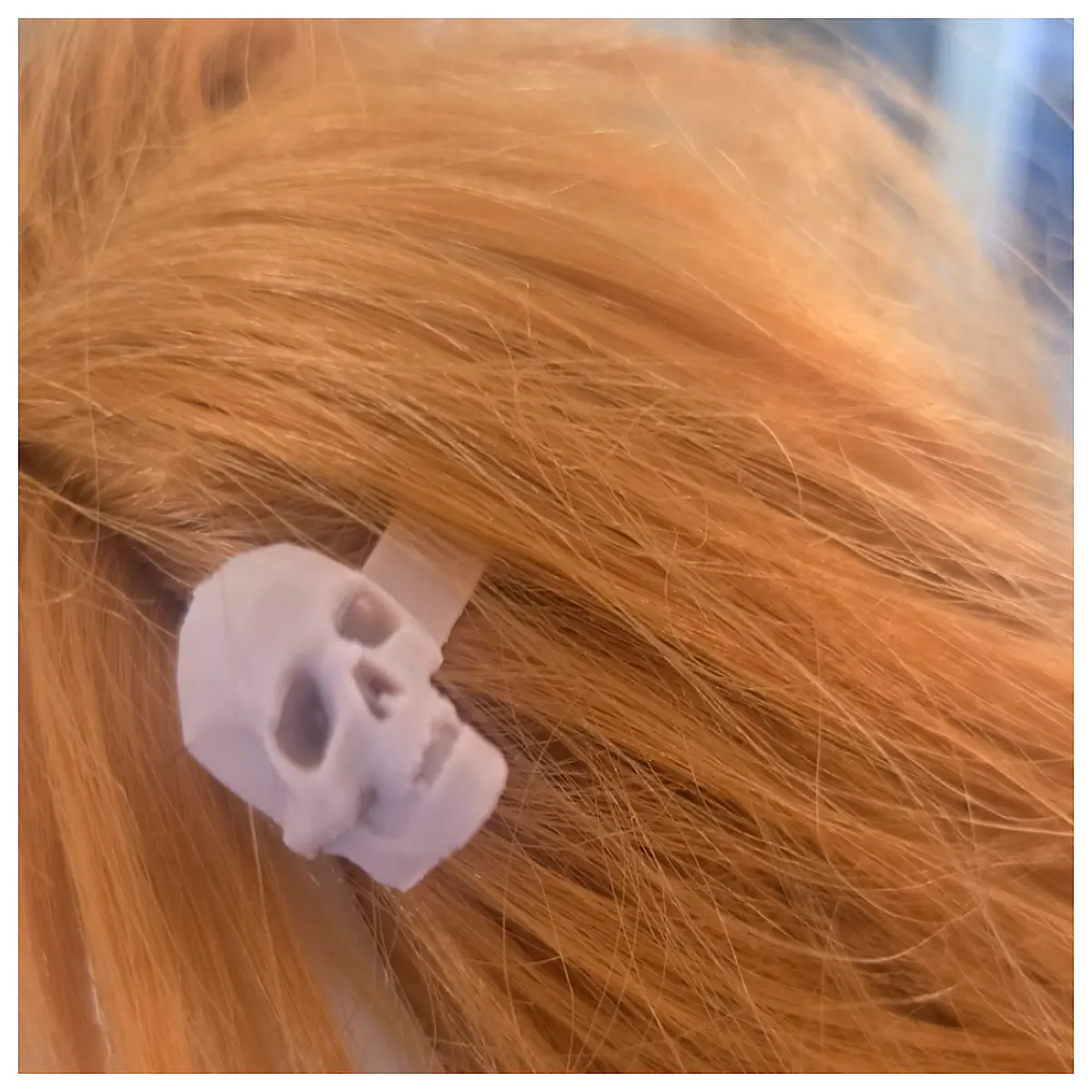 Skeleton Hair Clips Decorative Skull Clips Gothic Style Accessory Black Bone Hairpins Anime Character Decoration Demon Theme Hair Ornaments Skeleton C