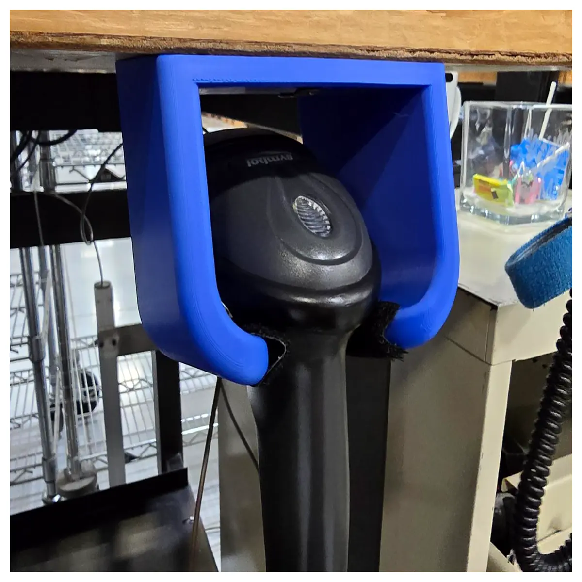 Barcode Scanner Holder Desk Mount Tabletop Support Scanner Accessory Scan Station Bracket Barcode Reader Stand