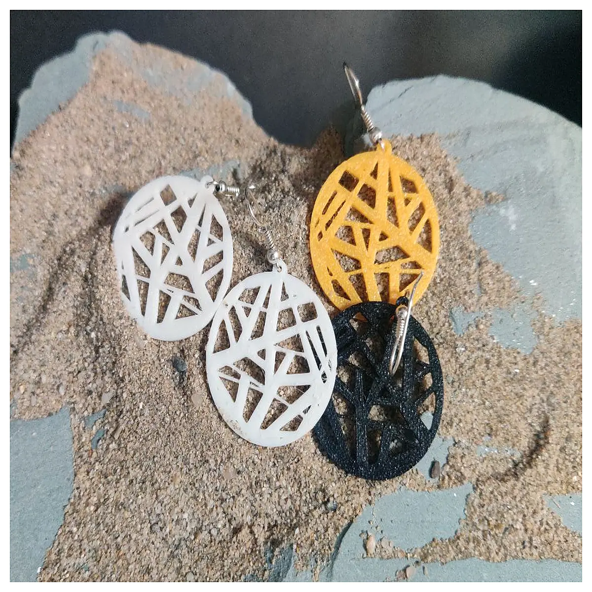 Geometric Chaos Earrings Geometric Design Creative Earring Modern Women Accessories Geometric Ear Hooks Girlfriend Best Frien