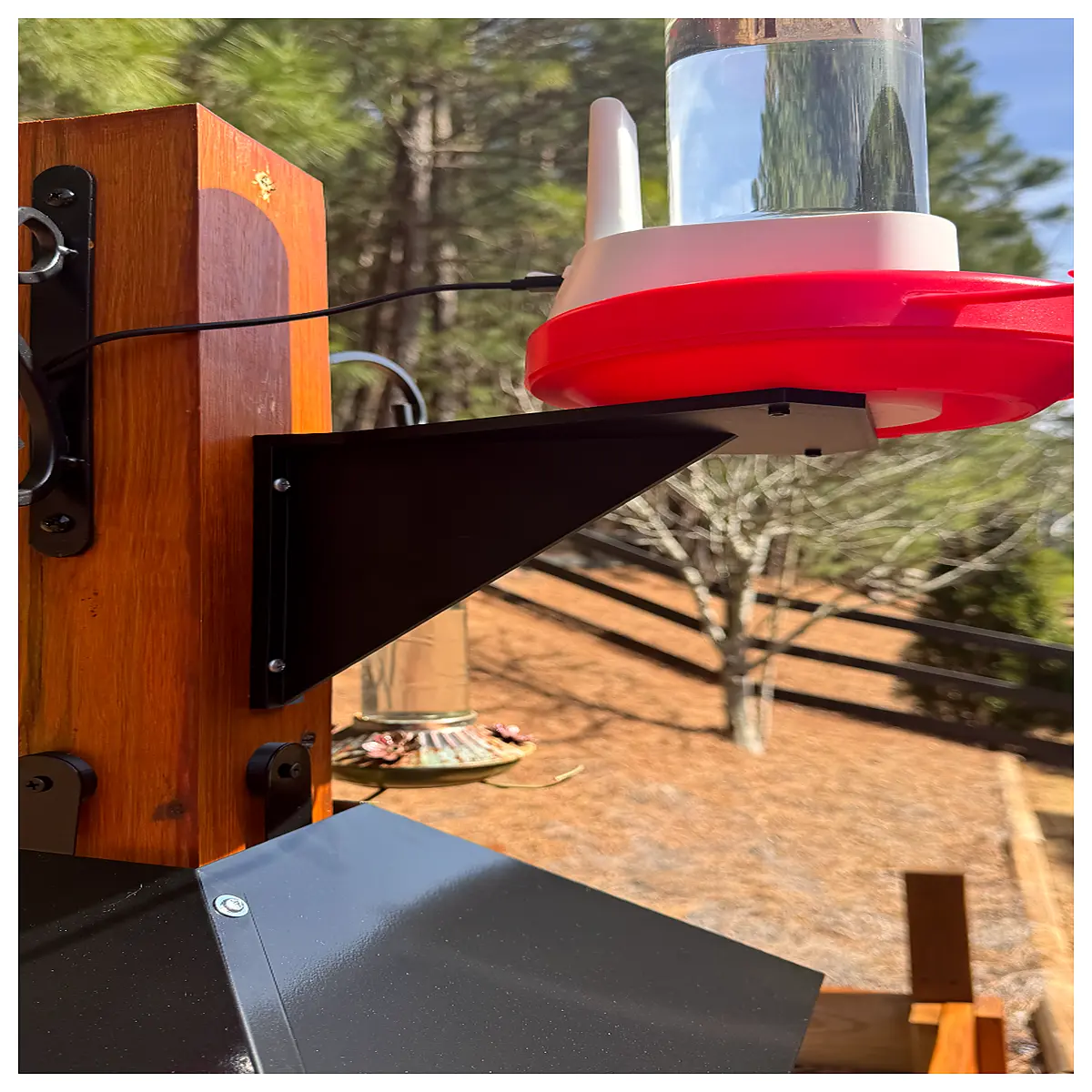Hummingbird Feeder Stand Bird Feeding Support Hanging Feeder Bird Watching Accessory Feeder Parts