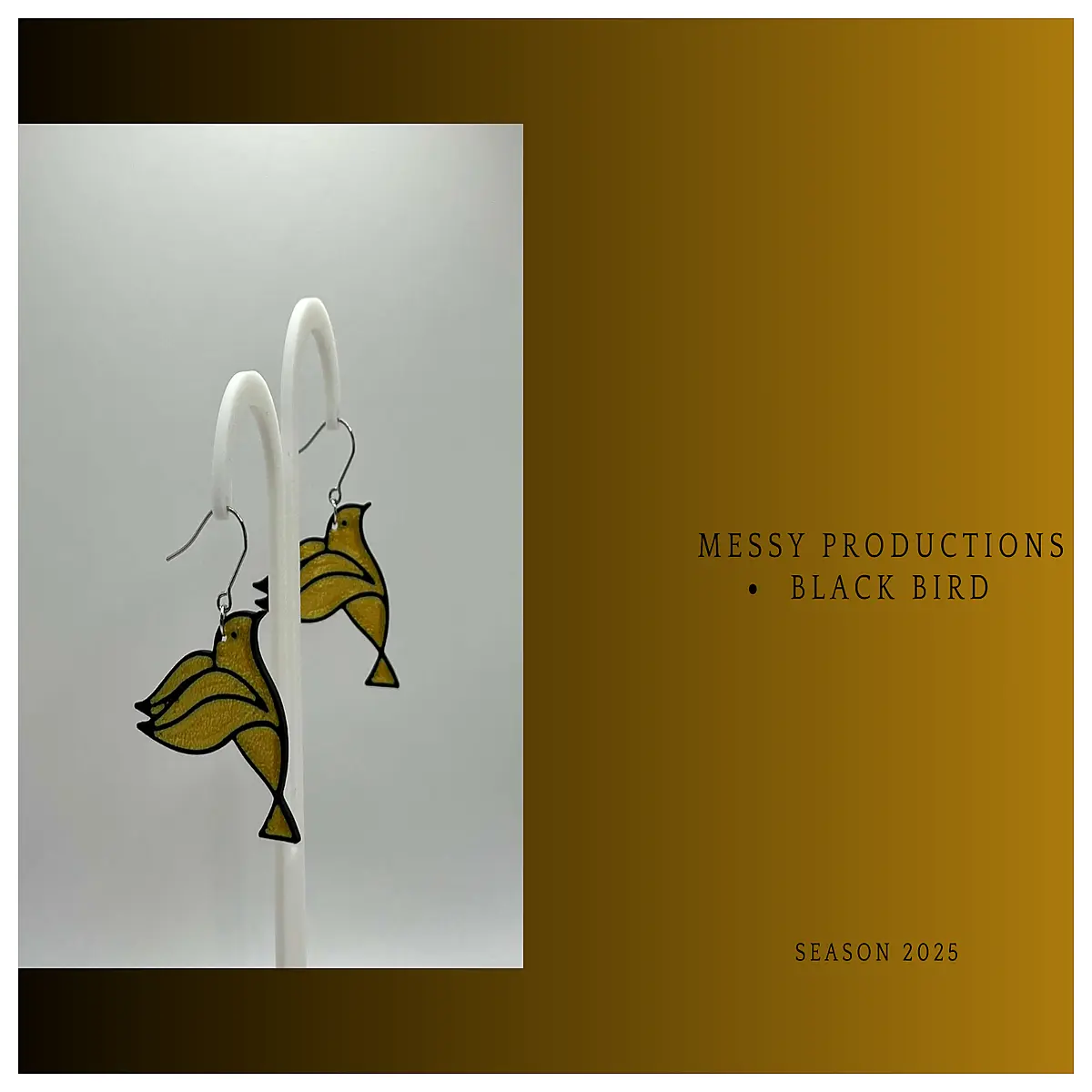 Golden Bird Shape Earrings Women s Jewelry Elegant Earring Accessories Fashion Her Decoration Ear Studs