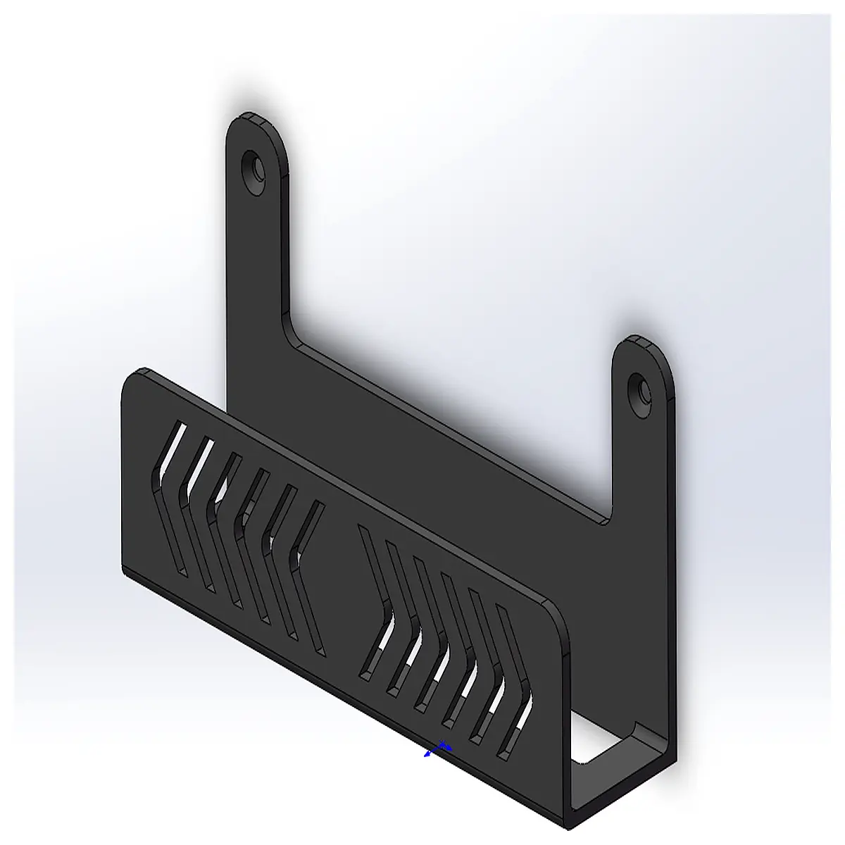 wall mount bracket for fiber optic modem router holder
