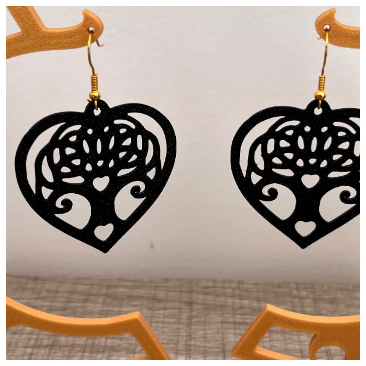 Tree of Life Ring Earrings Tree Leaf Earrings Women s Tree Shaped Ear Hooks Simple Fashion Jewelry Decorative Tree Earrings