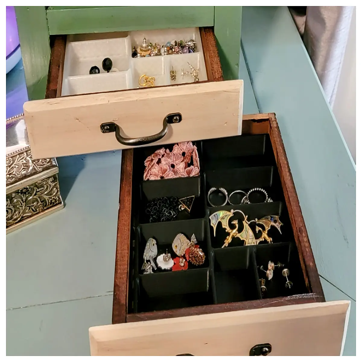 Jewelry Box Liner Drawer Pad Velvet Inner Protection Soft Cover Accessory Storage Solutions