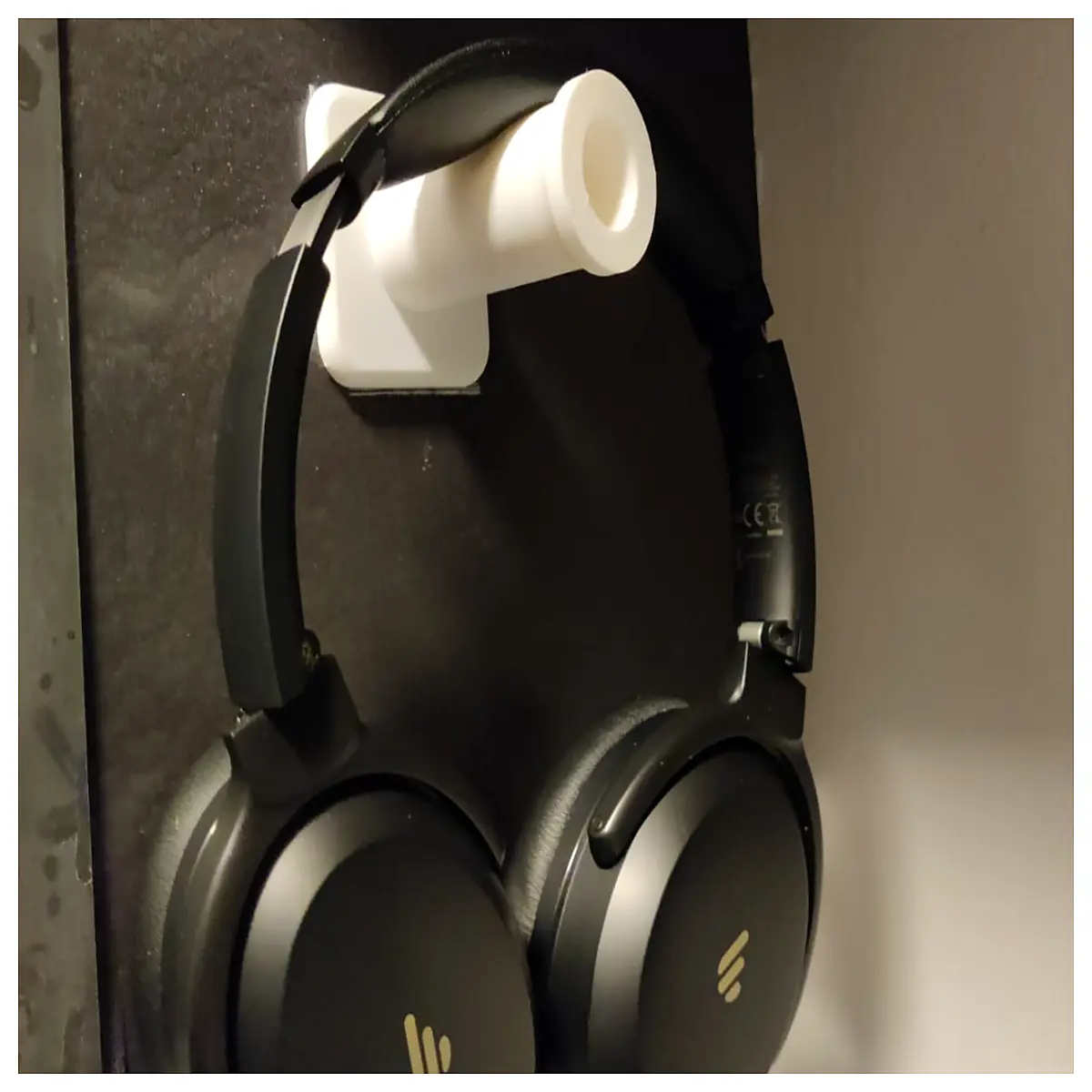 headphone hook for desk organizer headset hanger mount for monitor arm cable management clip holder