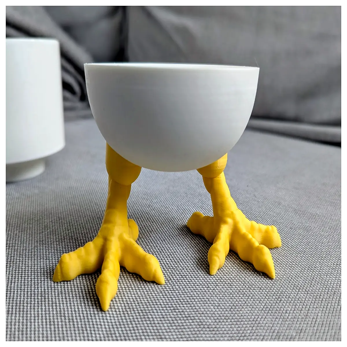 claw foot porcelain ceramic vase holder table decor