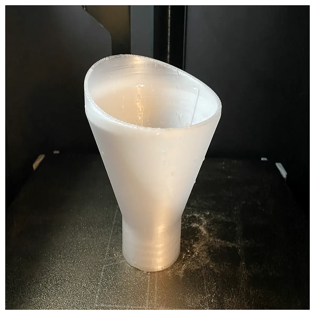 wide mouth funnel for sparkling water bottles ice scoop tool with strainer large opening pour spout for carbonated drinks and soda makers