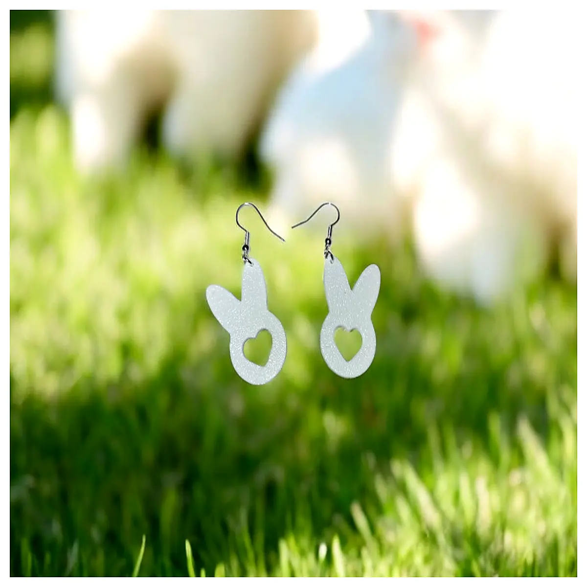 Rabbit Earrings Women Cute Cartoon Little Rabbit Stud Earrings Rabbit Jewelry Rabbit Gift Rabbit Earring