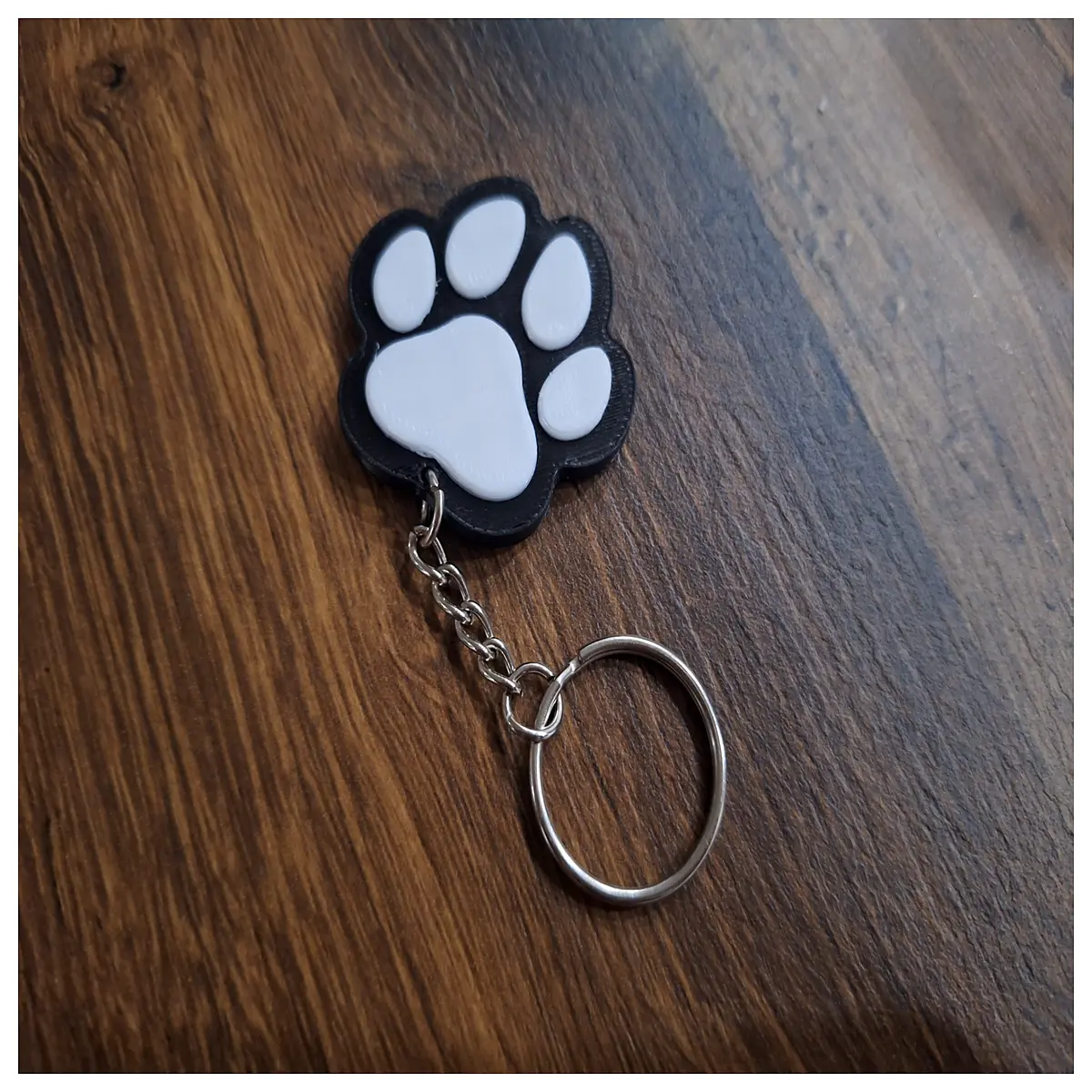 cute paw print keychain for women men animal lover gift soft silicone dog cat claw bag charm cute key holder accessory