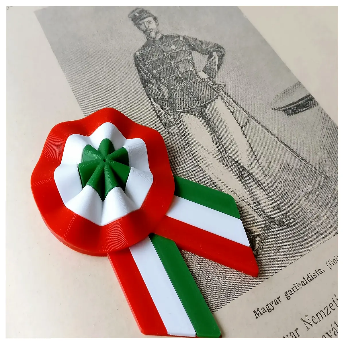 Hungarian Coat of Arms Merchandise Kokada Flag Decoration Collectible National Symbol Wholesale Memorabilia