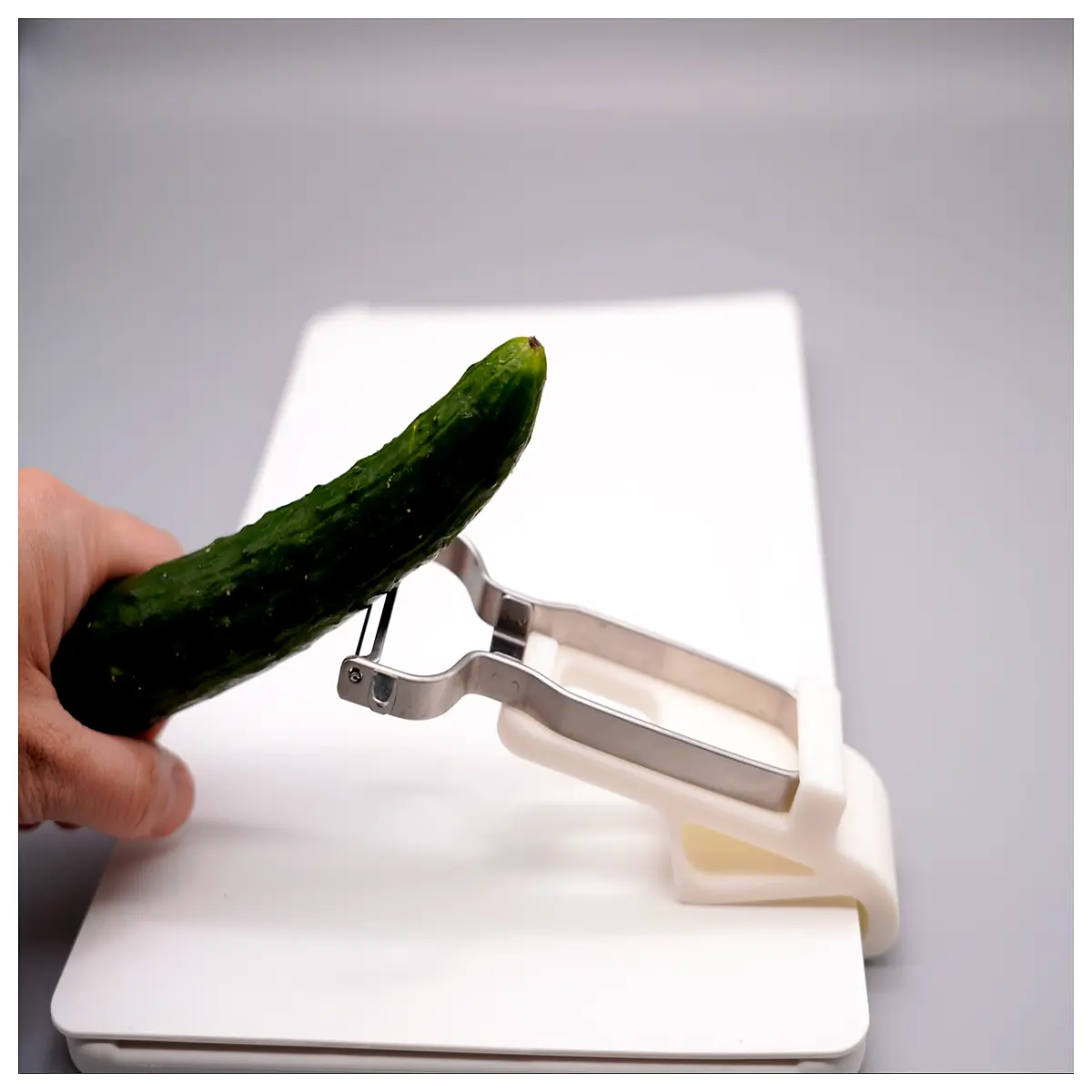 peeler holder for cutting board magnetic clip sharpener mount kitchen gadget organizer