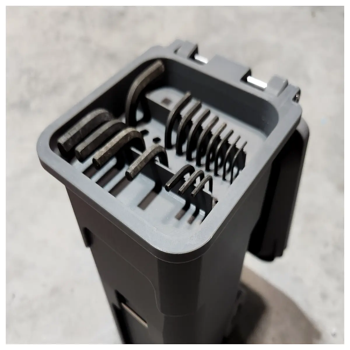 Inner Hex Wrench Organizer Box Fastening Tool Storage Mechanical Repair Parts Wrench Organizer Assembly Tool