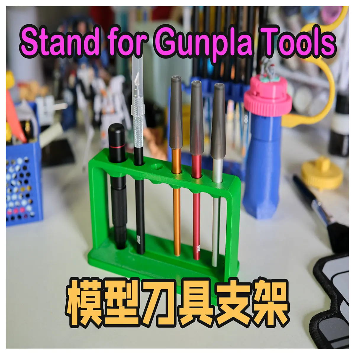 acrylic paint organizer rack storage for brushes pens markers art supplies desktop