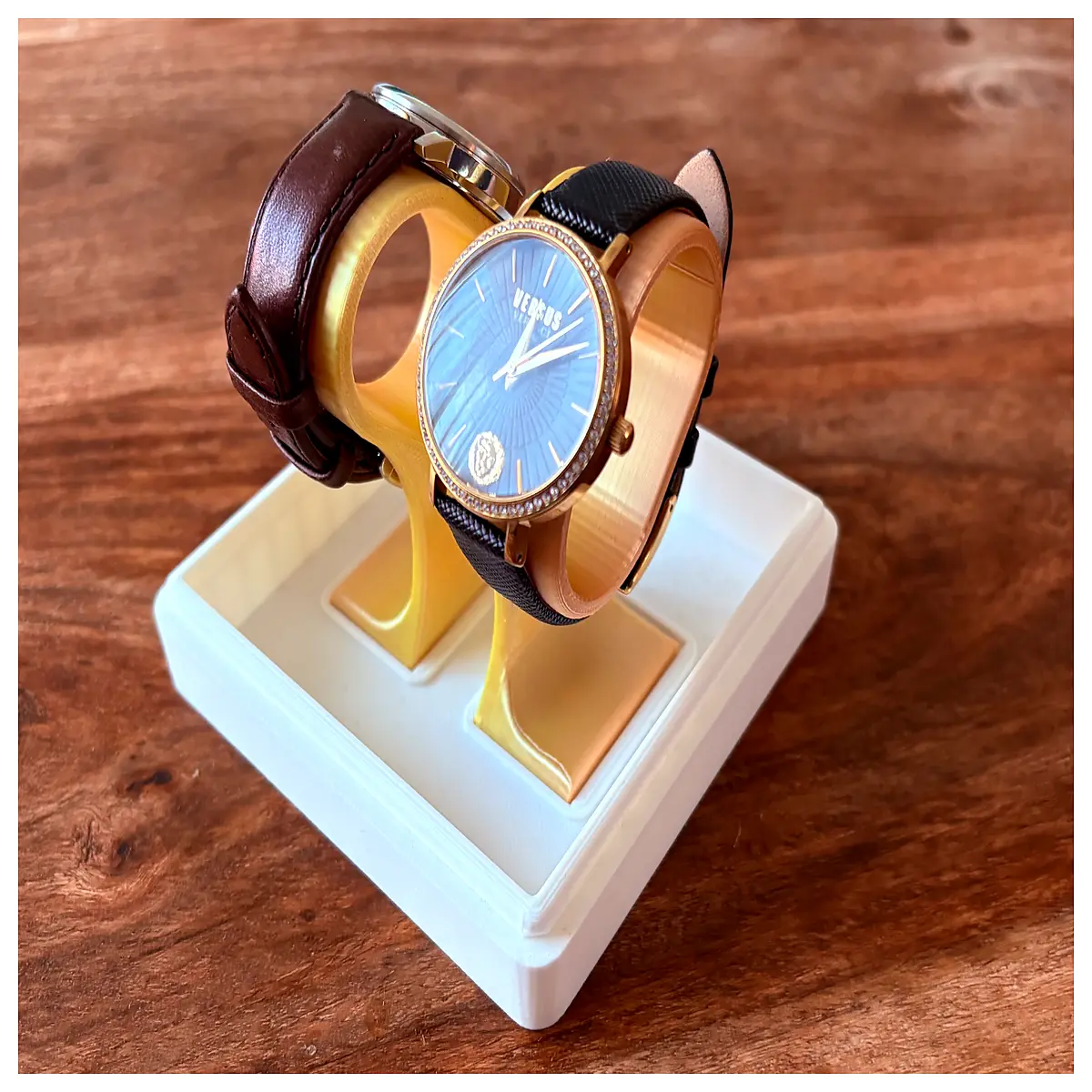 watch holder box with lid for storage travel safe jewelry organizer desktop