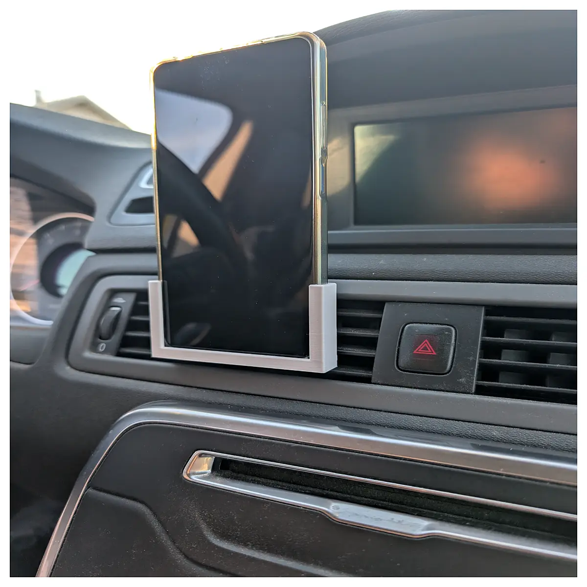 universal car phone holder air vent mount magnetic clip for android dashboard grip stable non slip