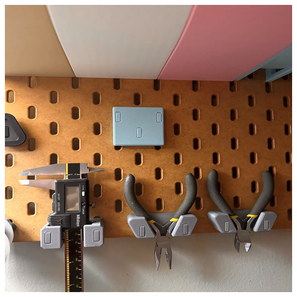 skadis pegboard panel set with accessories for wall organization