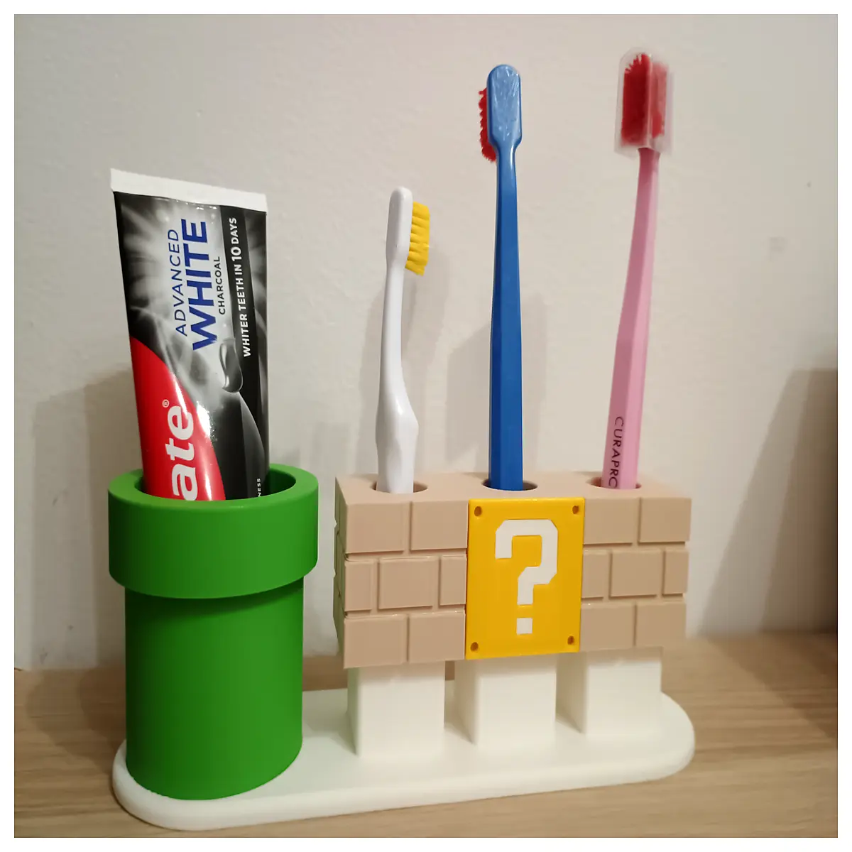 super bathroom toothbrush holder wall mounted organizer cute cartoon character storage rack for kids
