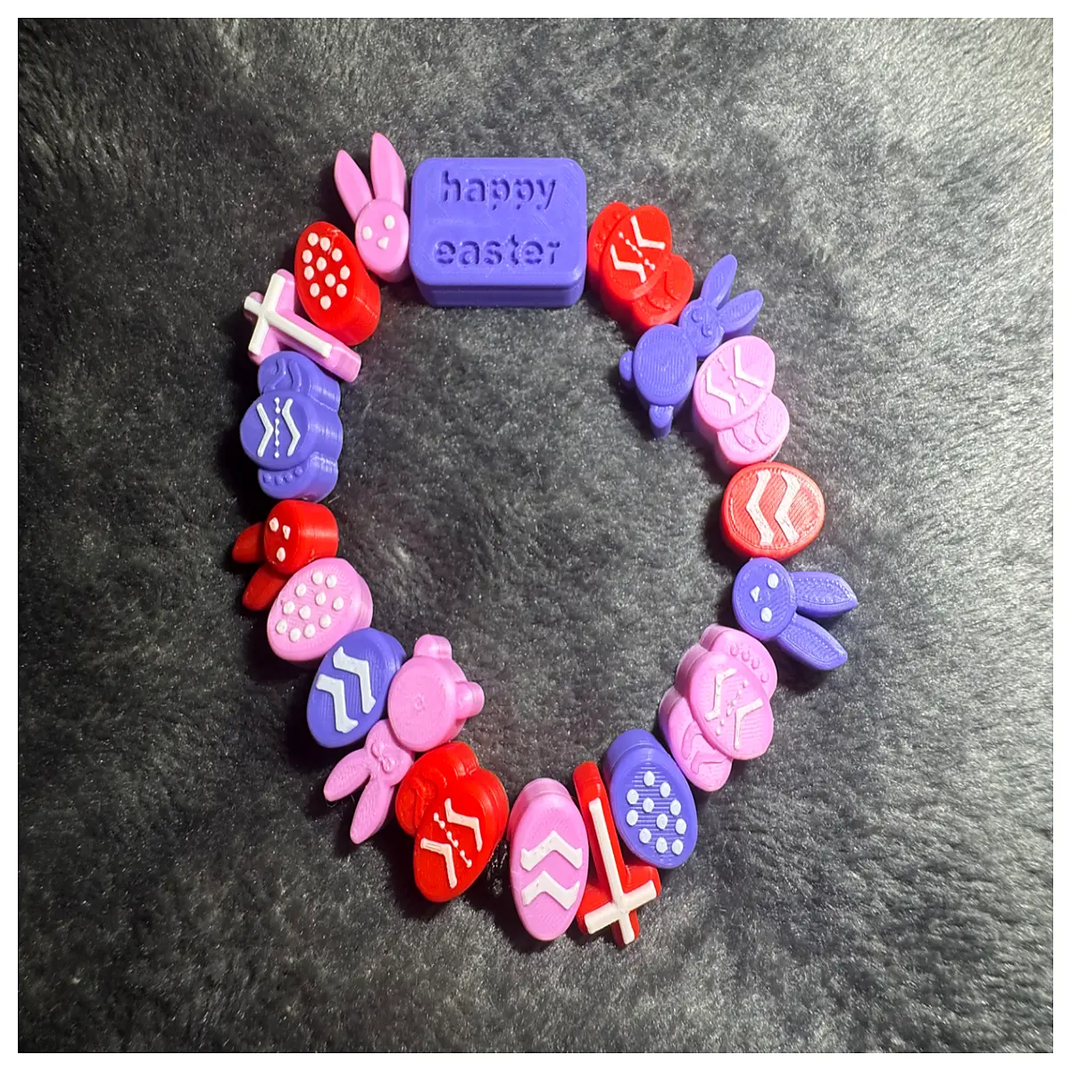 Easter Bunny Bracelet Festive Decoration Rabbit Ear Earrings Easter Decor Rabbit Jewelry Holiday Gift Easter Accessories